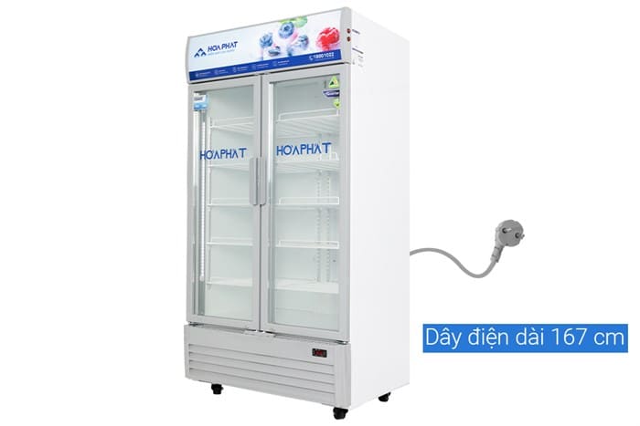 Tủ mát trưng bày Hòa Phát Inverter 812 lít HSR D8812